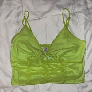 Like green urban outfitters mesh crop top